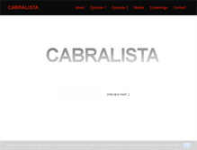 Tablet Screenshot of cabralista.com